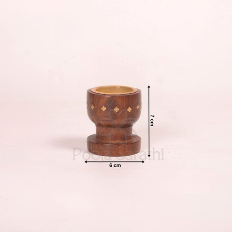 Wooden Dhoop Stand Small