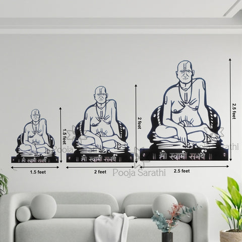 Swami Samarth LED Metal Wall Decor