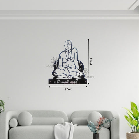 Swami Samarth LED Metal Wall Decor