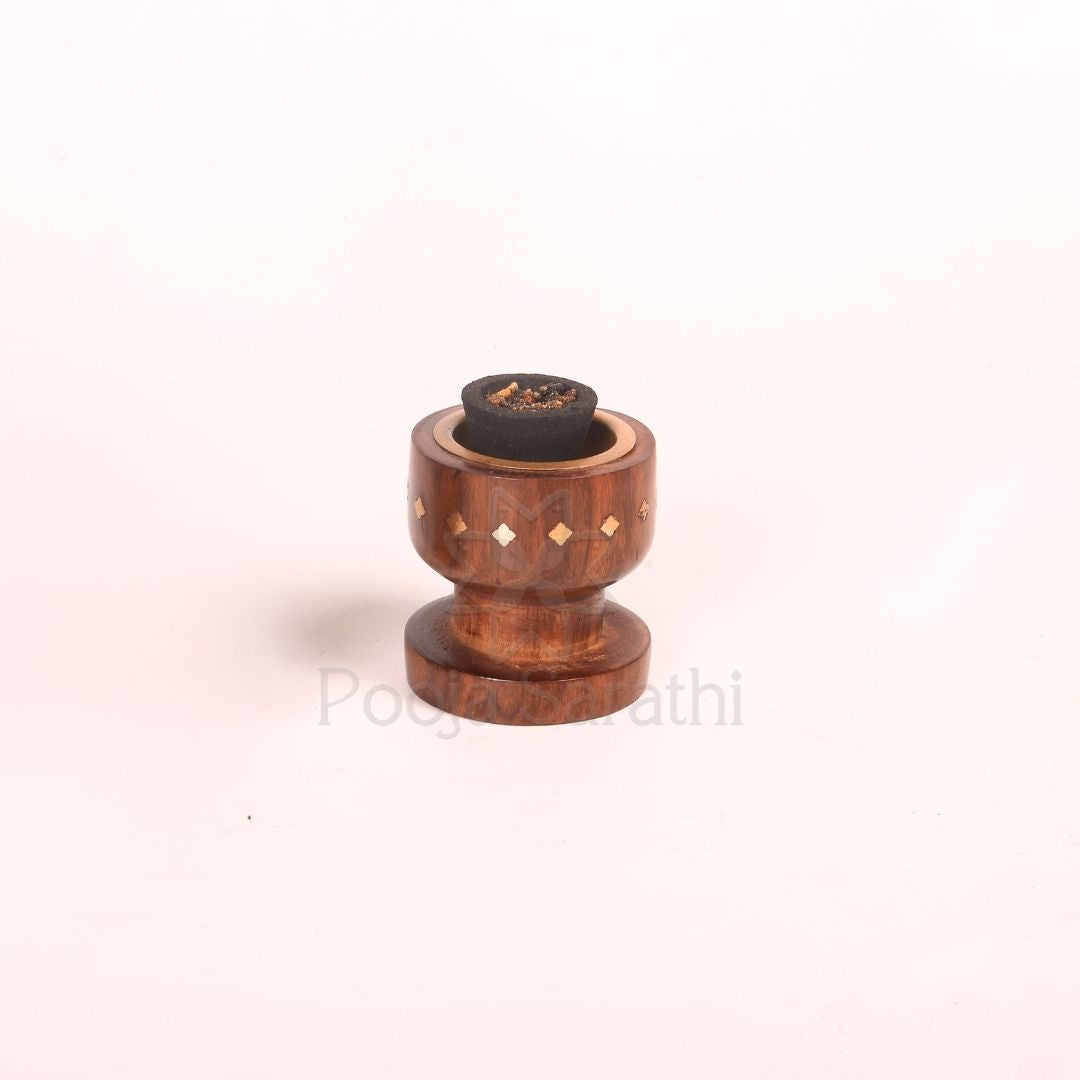 Wooden Dhoop Stand Small