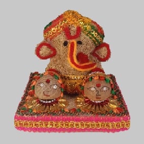 Ganesha with Riddhi Siddhi