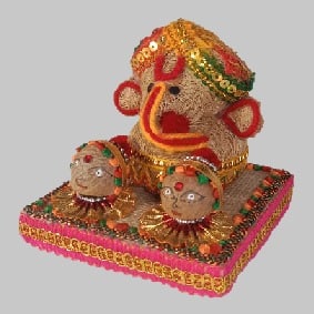 Ganesha with Riddhi Siddhi